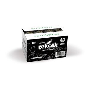Rulopak Tekçek Horeca Dispenser Peçete 2 Katlı 250 Yaprak 24'lü Paket