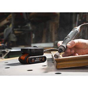Worx Wx739.9 Makerx 20volt Kömürsüz Profesyonel Gravür Makinesi + 19 Aksesuar (akü Dahil Değildir)