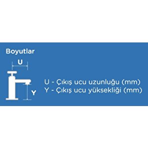 Eca Quadrille Yüksek Tip Lavabo Bataryası- Altın 102808614