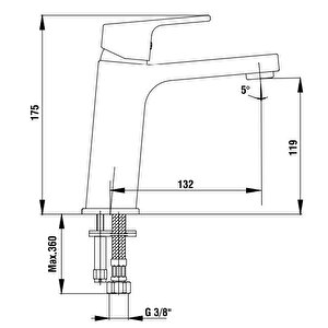 Eca Tiera Lavabo Bataryası Mat Siyah 102108989c1