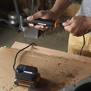 Worx Wx741.9 Makerx 20volt Kömürsüz Profesyonel 50mm Avuç Taşlama + 3 Aksesuar (akü Dahil Değildir)
