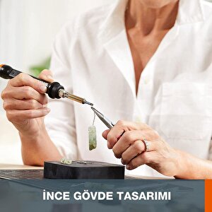 Worx Wx988 Makerx 20volt 2.0ah. Kömürsüz Profesyonel Kalem Tipi Devir Ayarlı Gravür Seti + Kalem Tipi Dijital Lehim Ve Ahşap Yakma