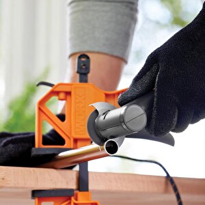 Worx Wx990 Makerx 20volt 2.0ah. Kömürsüz Profesyonel Kalem Tipi Devir Ayarlı Gravür + 50mm Açılı Avuç Taşlama Kombo Set + 39 Parça