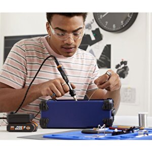 Worx Wx744.9 Makerx 20volt Profesyonel Dijital Lehim Tabancası + 12 Aksesuar (akü Dahil Değildir)