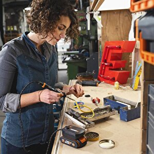 Worx Wx744.9 Makerx 20volt Profesyonel Dijital Lehim Tabancası + 12 Aksesuar (akü Dahil Değildir)