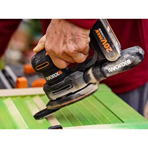 Worx Wx822 20volt 2.0ah. Li-ion Şarjlı Profesyonel Üçgen Mouse Zımpara