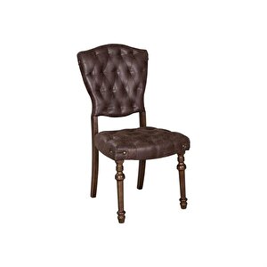 Cool Ahşap Sandalye Kahverengi Ms.set23-s Beyaz