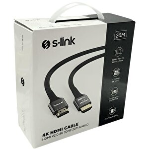4k 20mt Hdmi Kablo V2.0 30hz Slx-hd4k20