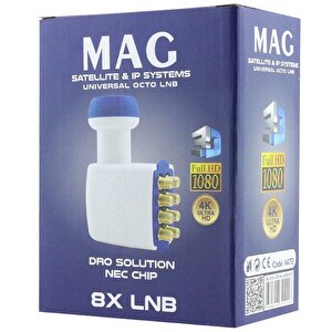 Octo 8 Çıkışlı Full Hd Sekizli Lnb