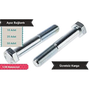 Ayaz M12x70 Çelik Civata 50 Adet 1 Kutu Galvanizli