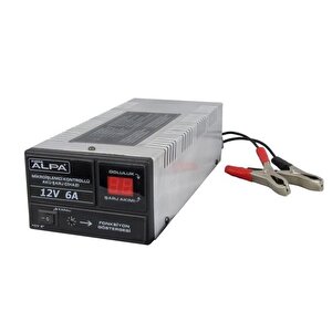 Alpa 12volt 6amper Mikroişlemci Kontrollü Akü Şarj Cihazı