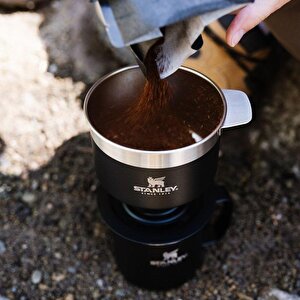 Klasik Brew Pour Over Paslanmaz Çelik Kahve Demleyici Mat Siyah 10-09383-030