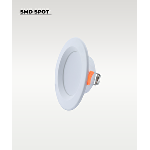 5w Smd Led Plastik Spot Beyaz Kasa Sarı Işık 2 Adet