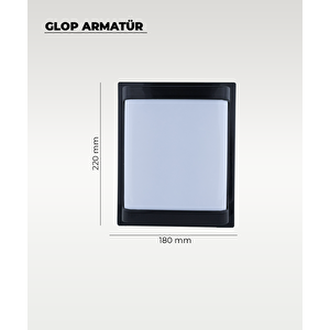 30 W Carpo Siyah Plastik Led Glop Beyaz Işık