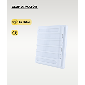 30w Komet Led Armatür Beyaz Kasa Beyaz Işık