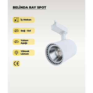 30w Beyaz Ray Spot Belinda Beyaz Işık