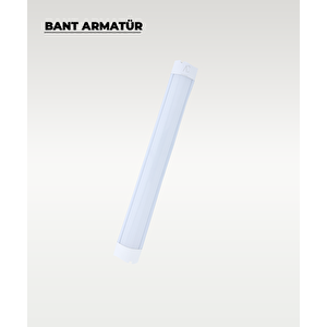 18w Beyaz Led Bant Armatür 3200K Sarı Işık - 2 Adet