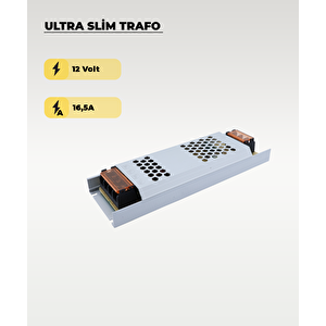 12V 16,5a Ultra Slim Led Trafo