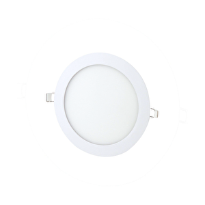 18w Sıva Altı Yuvarlak Slim Led Panel 3200K Sarı Işık - 2 Adet