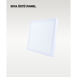 24w Sıva Üstü Kare Led Panel Beyaz Işık