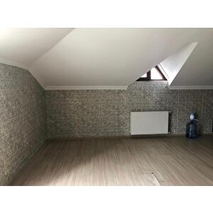 Nw16 Benekli Gri Esnek Sünger Yapışkanlı Duvar Paneli