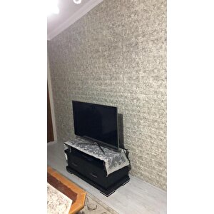 Nw16 Benekli Gri Esnek Sünger Yapışkanlı Duvar Paneli