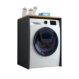 Banos Banyo Roomart Çamaşır-kurutma Makinesi Kapaksız Banyo Dolabı Mat Antrasit-atlantik