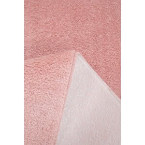 My Evilla Modern Dekoratif Halı Jel Kaymaz Taban Pembe Yatak Odası Seti
