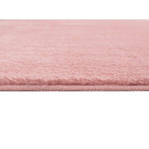 My Evilla Modern Dekoratif Halı Jel Kaymaz Taban Pembe Yatak Odası Seti