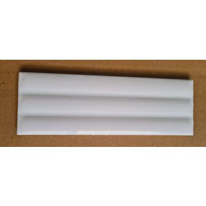 7x21 Cm Bambu Beyaz Çini Seramik