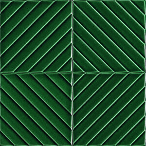 20 X 20 Cm Linea Yeşil Modern Desenli Çini Seramik Karo