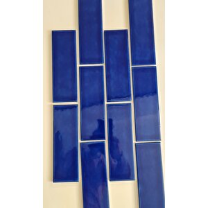 Armada Çini 7x21 Cm Düz Kobalt Çini Seramik