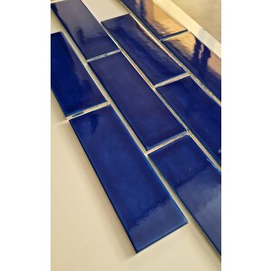 Armada Çini 7x21 Cm Düz Kobalt Çini Seramik