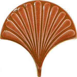 Armada Çini 17x17 Cm Karamel İstiridye Balık Pulu Seramik