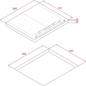 Teka Izf 68700 Mst Fullflex İndüksiyonlu Siyah Ocak