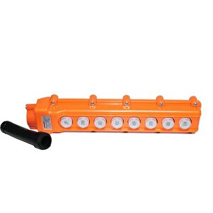 Evk-8 Tek Hızlı 8'li Plastik Vinç Kumanda Butonu