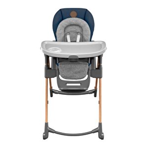 Maxi-cosi Minla 6'sı Bir Arada  Ahşap Görünümlü Mama Sandalyesi Essential Blue