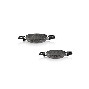Eternal Sahan 2li Set 18+22 Cm Granit Yumurta Sahanı