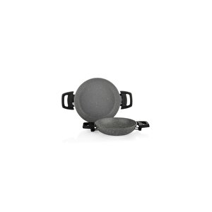Schafer Eternal Sahan 2li Set 18+22 Cm Granit Yumurta Sahanı