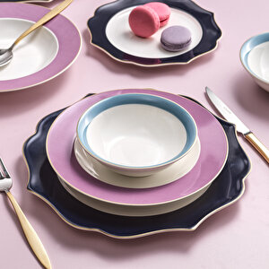 Talya Yemek Takımı 24 Parça-asorti