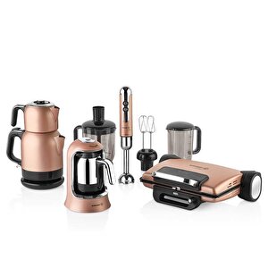 A1817 Rosegold 14 Parça Elektro Set