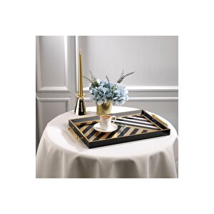 Kunst Tepsi 1 Parça-gold/siyah06
