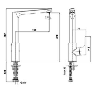 Eca Luna Eviye Mutfak Bataryası Paslanmaz Çelik Inox 102518043