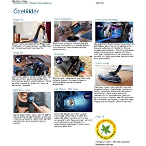 Philips Xb7151/07 Marathon Daily Torbasiz Elektrikli Süpürge