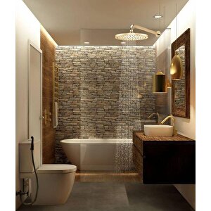 Eca Myra Duvardan Duş Başlığı Tepe Duşu Altın Gold 102845034