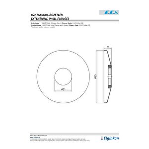 Eca Musluk Rozeti- Contalı 110721066