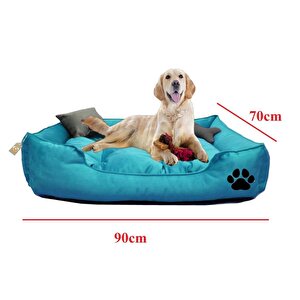 Prado Yıkanabilir Büyük Irk Köpek Yatağı Minder 90x70cm