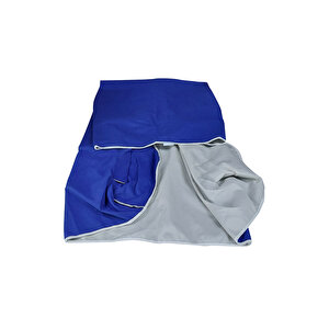 Mi̇rzade Eli̇t Salincak Mi̇nderi̇ Su İti̇ci̇ Kumaş Gri̇ Sünger Fermuarli Set-saks Mavi Drm 4807