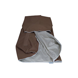 Mi̇rzade Eli̇t Salincak Mi̇nderi̇ Su İti̇ci̇ Kumaş Gri̇ Sünger Fermuarli Set-sütlü Kahve Drk 7444