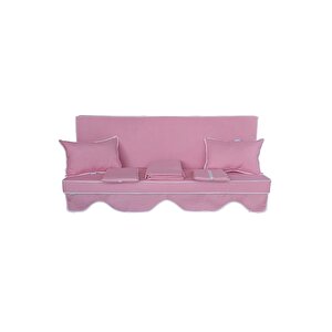 Mi̇rzade Eli̇t Salincak Mi̇nderi̇ Su İti̇ci̇ Kumaş Gri̇ Sünger Fermuarli Set-pembe Tdrk 467